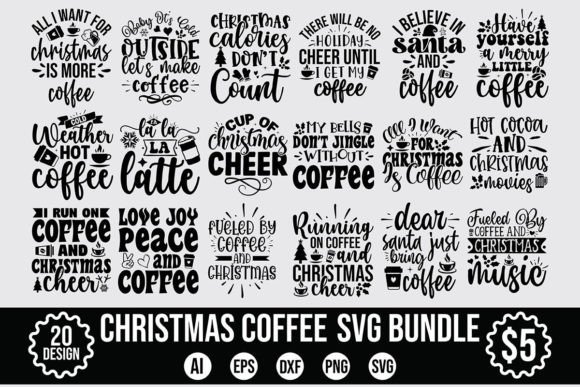 Download Christmas Coffee Svg Bundle - Premium Resources