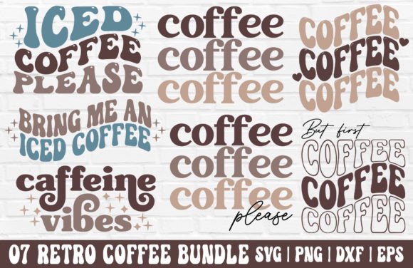 Download Retro Coffee SVG Bundle - Coffee PNG - Premium Bundle